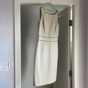 Cream BR pencil dress